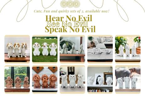 Speak No Evil About These Cuties – Brand New Sets!