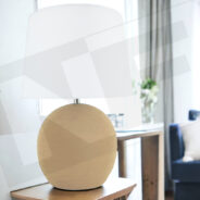 Textured Sandstone style table lamp